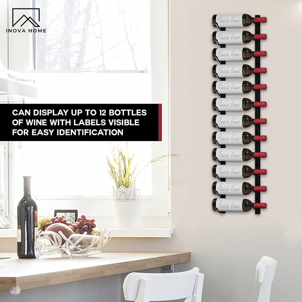 Wall-Mounted Wine Rack - Picture 2 of 9